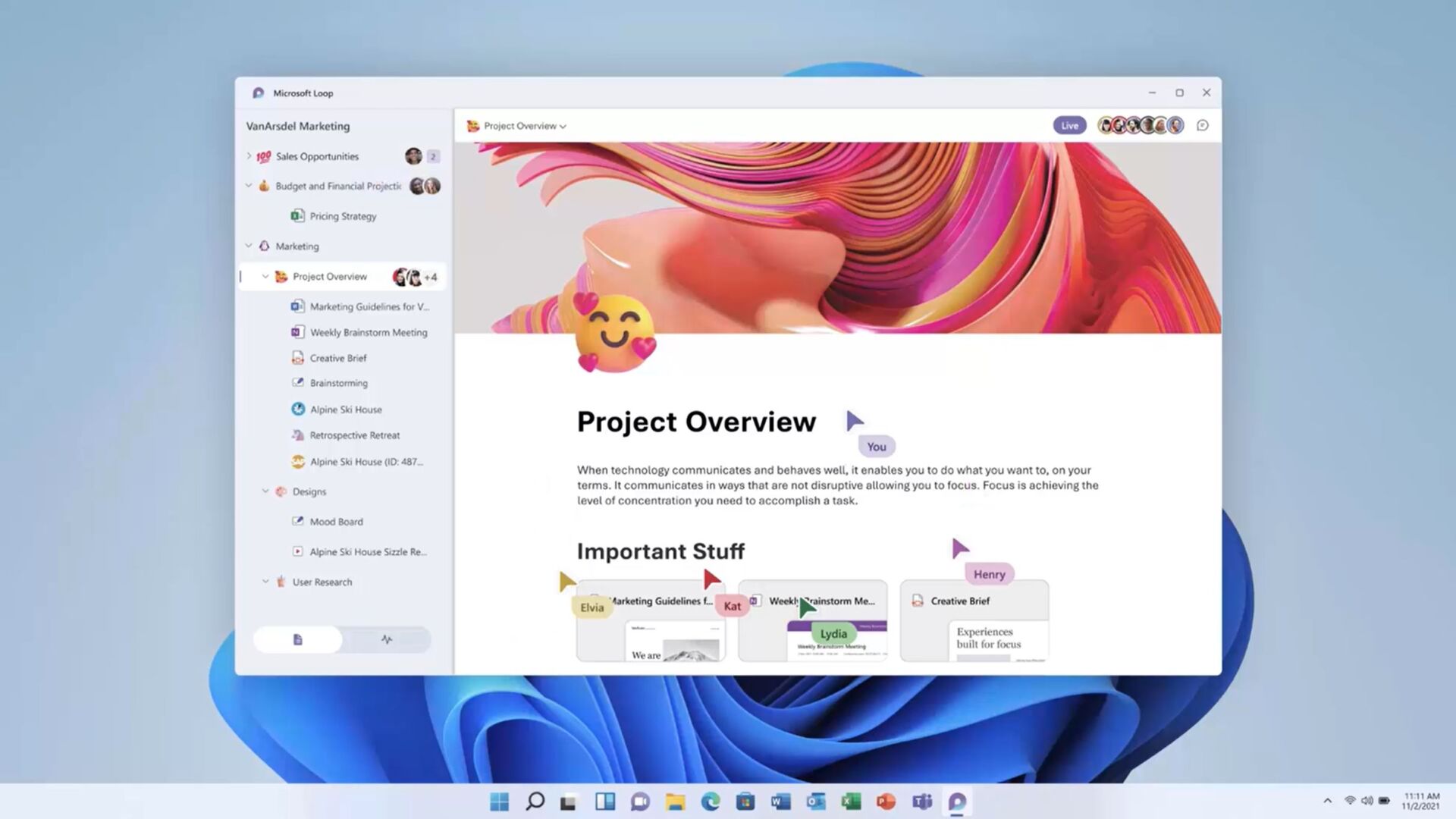 Microsoft Loop More possibilities with a powerful and flexible